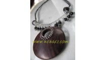 Ladies Wooden Pendant Necklaces