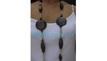 Long Wooden Necklaces