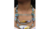 New Design Wooden Painted Necklaces