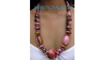 New Fashion Wooden Painted Necklaces