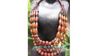 Organic Wooden Necklaces