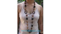 Sono Wooden Long Necklace Beads