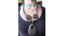 Sono Wooden Necklaces Pendant