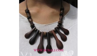 Teak Wood Necklaces