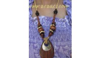 Wood Bead Necklaces