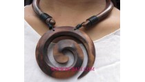 Wood Carved Necklaces