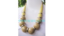 Wood Casual Fashion Necklaces