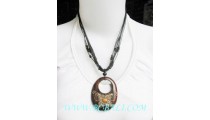 Wood Painted Necklace