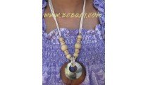Wood Shell Necklace