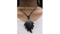 Wooden Carving Necklace