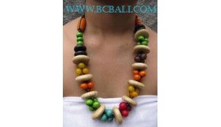 Wooden Color Necklaces Fashion