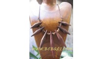 Wooden Costume Necklaces