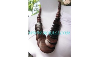 Wooden Jewellery Flat Range Necklaces