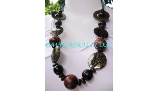 Wooden Jewellery Resin Necklaces