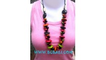 Bead Wooden Necklace