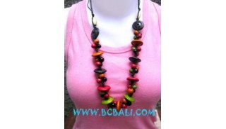 Bead Wooden Necklace