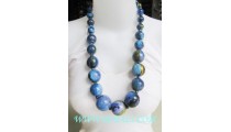 Wooden Bead Necklaces Painted