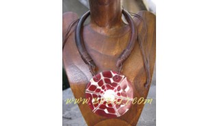 Wooden Shells Pendant Necklaces