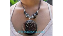 Wooden Sono Pendants Necklaces