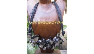 Black Pearls Shell Pendats