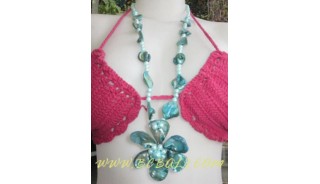 Flowers Shell Pearl Pendants