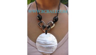 Mother Of Pearl Pendant Necklaces