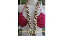 Natural Cowrie Shell Dyed Necklaces