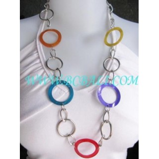 Rainbow Shell Necklaces