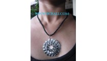 Sea Shell Carving Pendant Necklaces