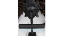 Black Wooden Budha Displayed