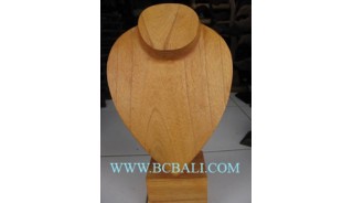 Single Body Woods Necklaces Holder