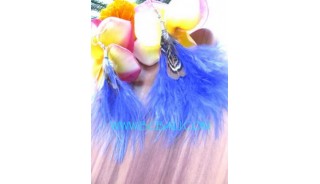 Fashionable Earrings Feather