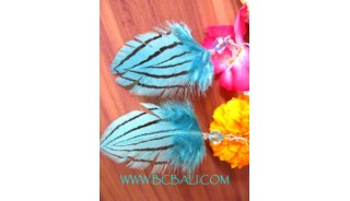 Ladies Feather Earrings