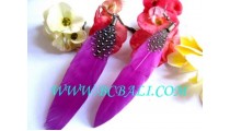 Long Feather Earrings