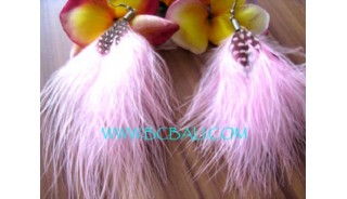 New Design Fur Earring Handmade