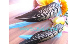 Women Feather Earrings Accessories