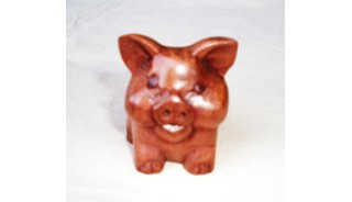 Wooden Pig Animale