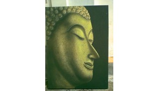Face Budha Hand Painted