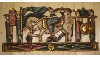 Animal Carving Wall Hanging