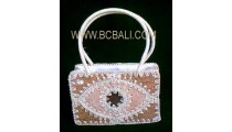 Natural Emboirdery Handbag