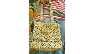 Woman Handmade Straw Bags