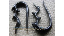 Art Earring Tribal Hooks Sickles Claw