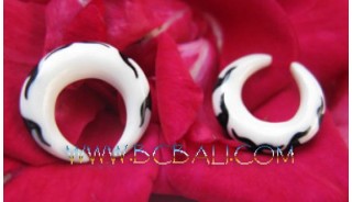 Bone Fashion Earrings Tribal