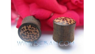 Coconut Wooden Plug Tribal