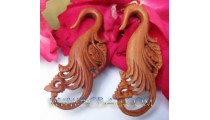 Elegant Tribal Carving Wooden Hooks