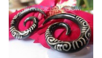 Fashion Tattoo Horn Earring