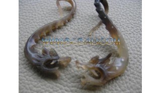 Horn Carving Snakes Design Extreme