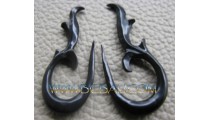 Horn Carving Tribal Designer Hooked