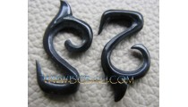 Taboo Hooked Solid Horn Earring