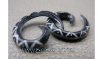 Tattoo Earring Horn Tribal Sickles Claw